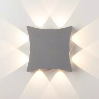 Уличный настенный светодиодный светильник Серый 1631 TECHNO LED Серый Электростандарт
