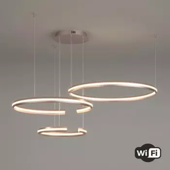 Умный светильник Eurosvet 90280/3 сатин-никель Smart Gap