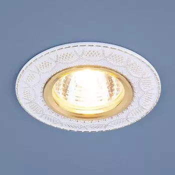 Встраиваемый светильник Электростандарт 7010 MR16 WH/GD белый/золото