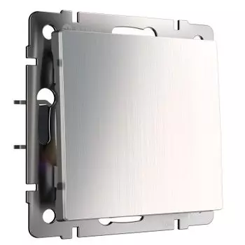 Выключатель одноклавишный проходной (глянцевый никель) W1112002 Werkel