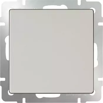 Выключатель одноклавишный проходной (слоновая кость) WL03-SW-1G-2W-ivory Werkel