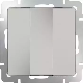 Выключатель трехклавишный (слоновая кость) WL03-SW-3G-ivory Werkel
