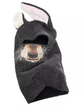Балаклава Animal из смешанной шерсти