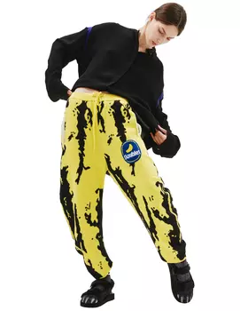 Брюки на кулиске с нашивкой