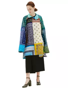 Bandana patch oversized jacket