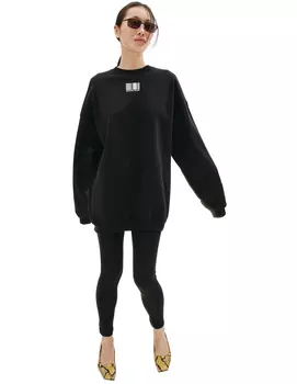 Barcode printed sweatshirt