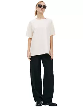 Beige cotton T-shirt