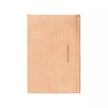 Beige Leather Card Holder