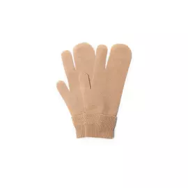 Beige Wool &amp; Cashmere Gloves