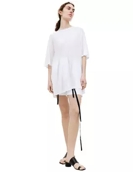 Белая футболка 5.0+ с логотипом