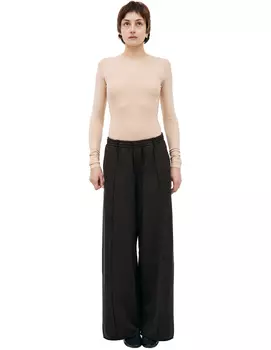 Бежевое боди с длинным рукавом