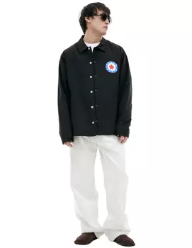 Black button-down jacket