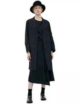 Black button-down shirt