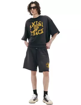 Черные шорты из хлопка