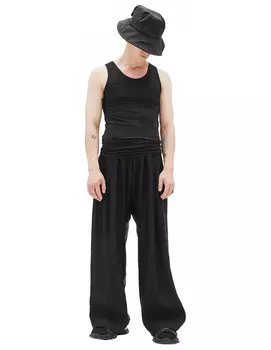 Black Cotton Tank Top