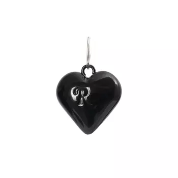 Black Heart single earring