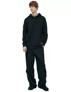 Black hoodie with zipper