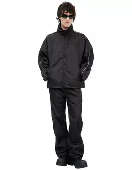 Black jacket with logo