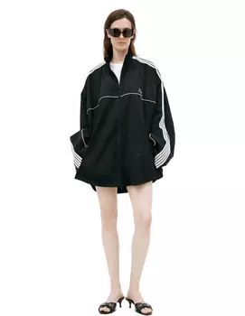 Black jacket with stripes