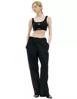 Черное бра с логотипом