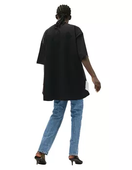 Black Oversized Logo T-shirt