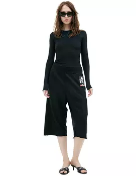 Black shorts with patch