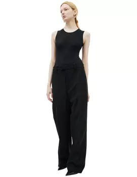Black trousers with arrows
