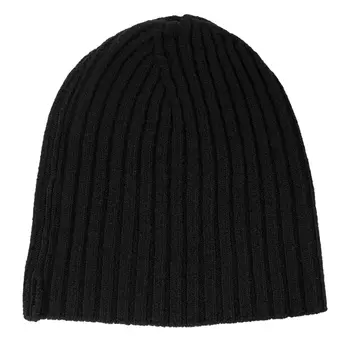 Black Wool Beanie