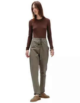 Brown track pant with logo