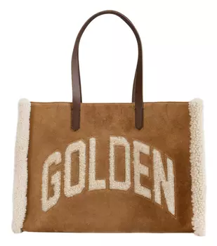 Коричневая сумка California с логотипом