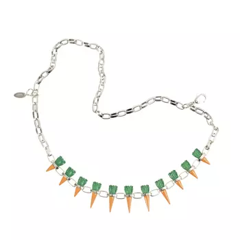 Carrot Studs Necklace