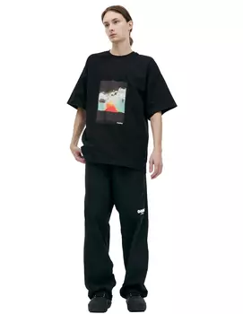 Черная футболка Wake me