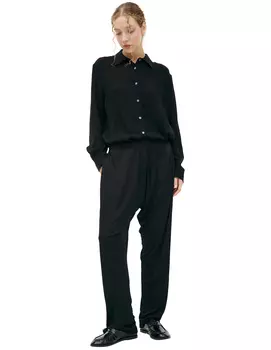 Черные брюки из вискозы