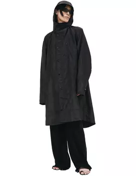 Logo rain coat