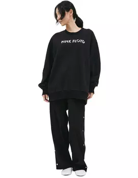 Черный свитшот с принтом Pink Floyd
