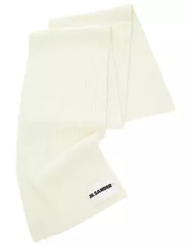 Шерстяной шарф в крупную вязку