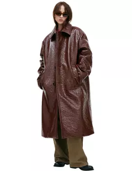 Пальто с мятым эффектом