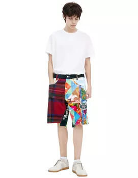 Combination cotton shorts