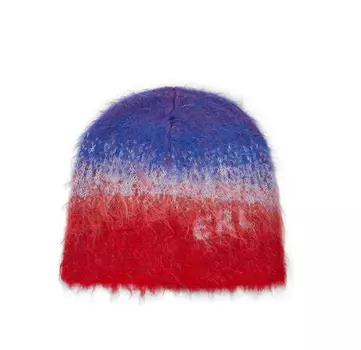 Combination mohair beanie