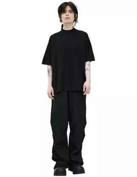 Combined knitted t-shirt