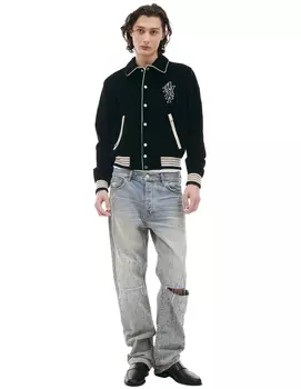 Вельветовая куртка на кнопках