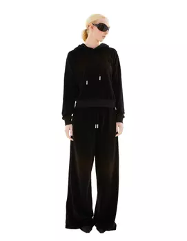 Cropped hoodie with logo