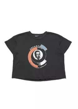 Dark grey printed t-shirt