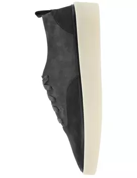 Dark grey suede sneakers