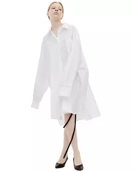 Длинная оверсайз рубашка