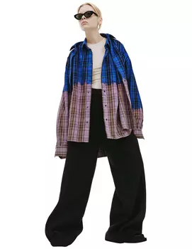 Две рубашки с розовым градиентом