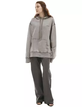 Embroidered logo hoodie