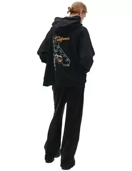 Embroidered Map Hoodie