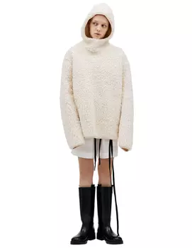 Oversized fleece hoodie