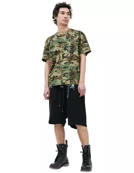 Футболка камуфляж с монопринтом